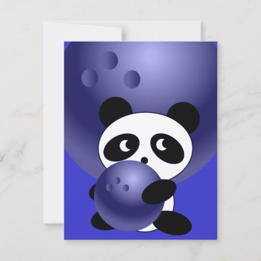 Bowling-Party Einladungen anpassbar (Vorderseite)