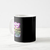 Bowling Party in 55 Bowling Geburtstag Kaffeetasse (Vorderseite Links)