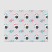 Bowling Party Tissue Paper Seidenpapier (Vorderseite)