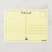 Bowling Party Vielen Dank, Postkarte (Rückseite)