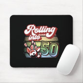 Bowling Party wird zum 50 Bowling Geburtstag Mousepad (Mit Mouse)