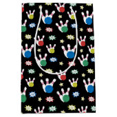 Bowling Pattern Mittlere Geschenktüte (Vorderseite)