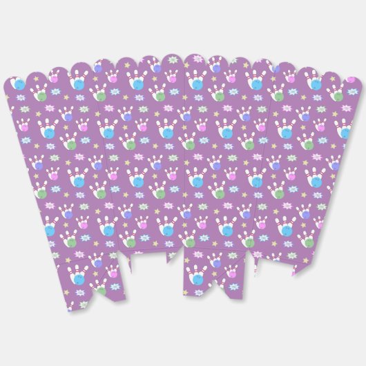 Bowling Pattern Popcorn Geschenkschachtel (Ungeklappt)