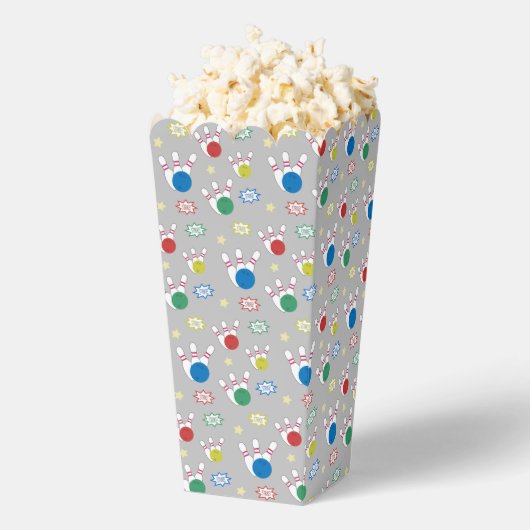 Bowling Pattern Popcorn Geschenkschachtel (Geplatzt)