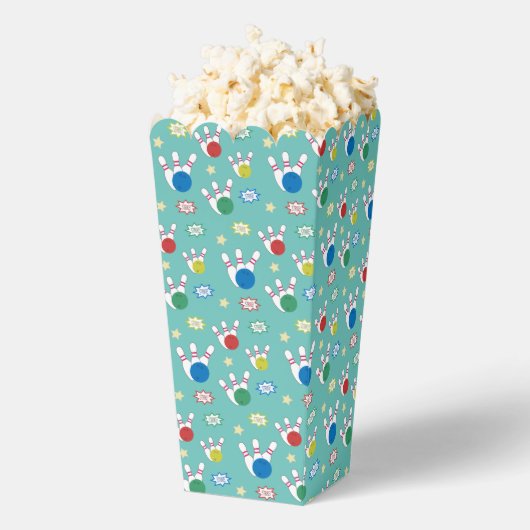 Bowling Pattern Popcorn Geschenkschachtel (Geplatzt)