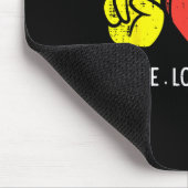 Bowling Peace Love Bowling Männer Frauen Kinder Kl Mousepad (Ecke)