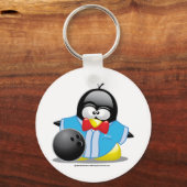 Bowling Penguin Schlüsselanhänger (Vorderseite)