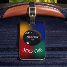 Bowling Perfection 300 Club Bowling Bag Tag