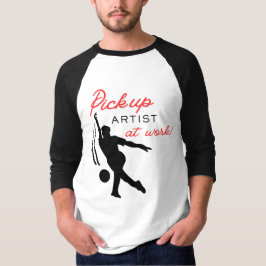 Bowling Pick Up Künstler bei der Arbeit Lustig T-Shirt