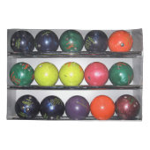 Bowling Pillow Case Kissenbezug (Rückseite-Links)