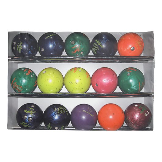 Bowling Pillow Case Kissenbezug (Rückseite-Links)