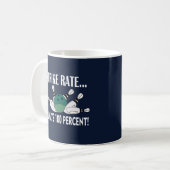Bowling Pin Ball Strike Team Kaffeetasse (Vorderseite Links)