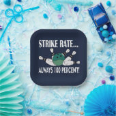 Bowling Pin Ball Strike Team Party Pappteller (Party)
