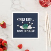 Bowling Pin Ball Strike Team Party Serviette (Beispiel)
