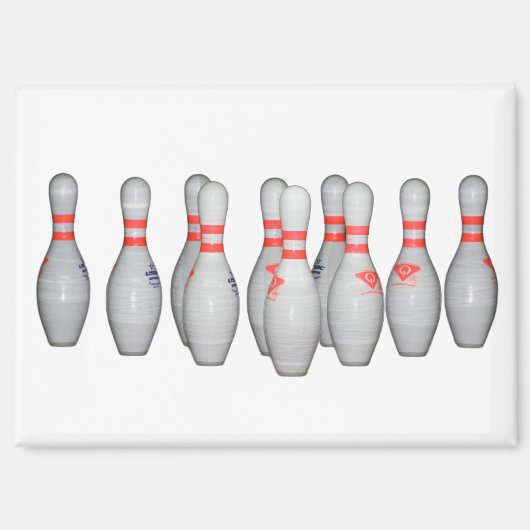 Bowling Pin Magnet (Vorderseite)