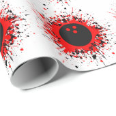 Bowling-Plattformen Geschenkpapier (Rolleneckpunkt)