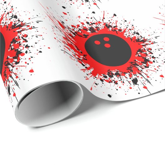 Bowling-Plattformen Geschenkpapier (Rolleneckpunkt)