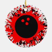 Bowling-Plattformen Keramik Ornament (Hinten)