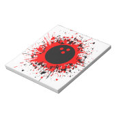 Bowling-Plattformen Notizblock (Rotiert)