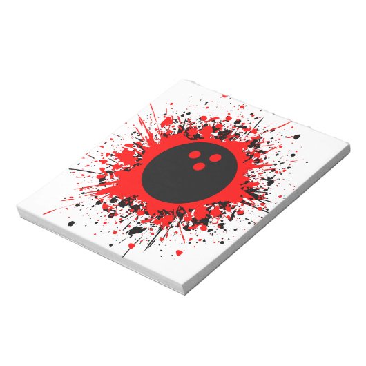 Bowling-Plattformen Notizblock (Rotiert)