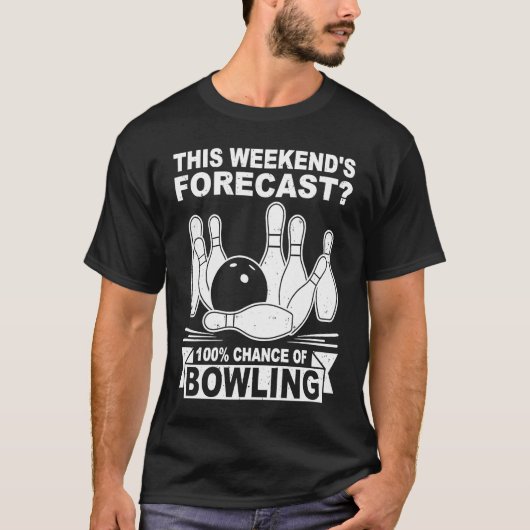 bowling player bowler bowling game bowling T-Shirt (Vorderseite)