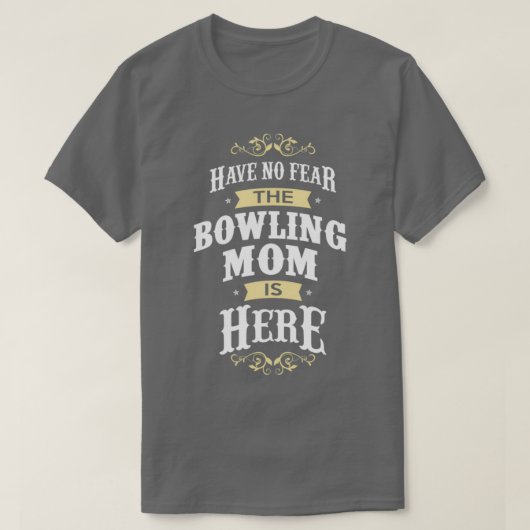 Bowling Player Bowling Mama T-Shirt (Design vorne)