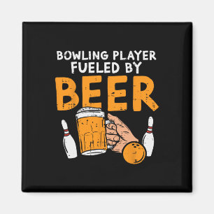Bowling Player Funny Sport Bowler Player Te Magnet