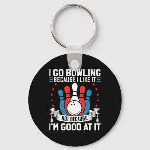 Bowling Player Lover Gag for Bowler Sport Fan Team Schlüsselanhänger