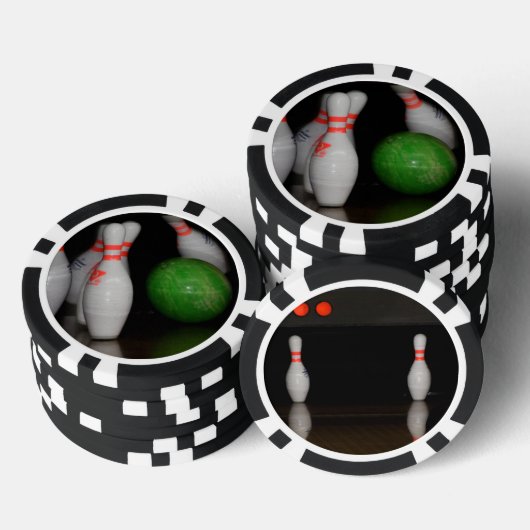 Bowling Pokerchips (Stapel)