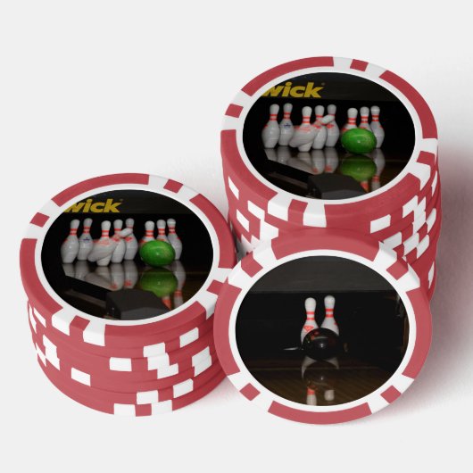 Bowling Pokerchips (Stapel)