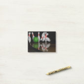 Bowling Post it Notes Post-it Klebezettel (Auf Schreibtisch)