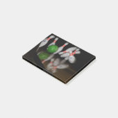 Bowling Post it Notes Post-it Klebezettel (angewinkelt)