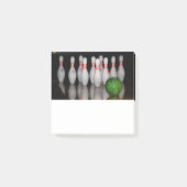 Bowling Post it Notes Post-it Klebezettel (Vorderseite)