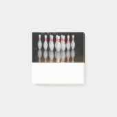 Bowling Post it Notes Post-it Klebezettel (Vorderseite)