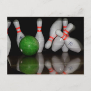Bowling Postcard Postkarte