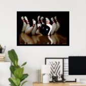 Bowling Poster (Heimbüro)