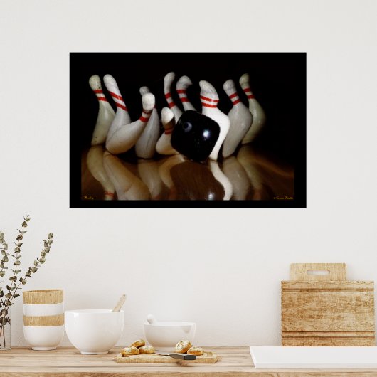 Bowling Poster (Küche)