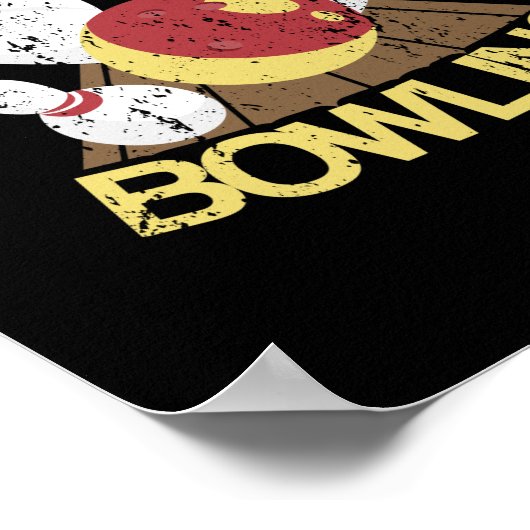 Bowling Poster (Ecke)