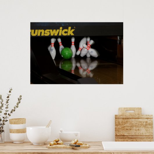 Bowling Poster (Küche)