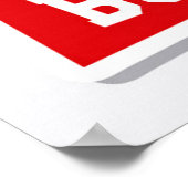 Bowling Poster (Ecke)