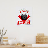 Bowling Poster (Küche)