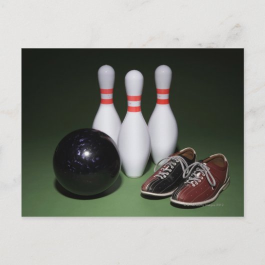 Bowling Postkarte (Vorderseite)