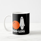 Bowling Pun Boo-ling Funny Bowling Players Hallowe Kaffeetasse (Links)