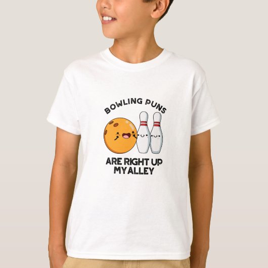 Bowling Puns sind gleich oben auf meinem alleinig T-Shirt (Vorderseite)