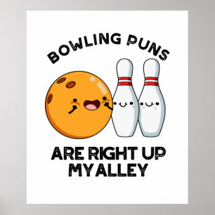 Bowling Puns sind gleich oben in meinem Allessport Poster