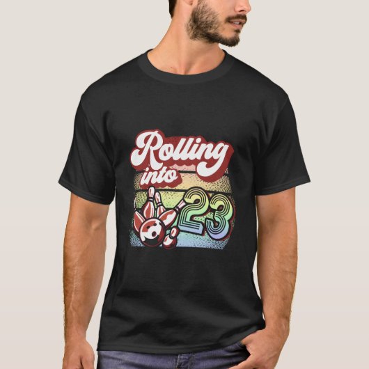 Bowling Py Rollt In 23 Bowling T-Shirt (Vorderseite)
