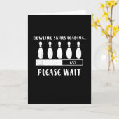 Bowling Qualifikationen Laden bitte warten Karte (Gelbe Blume)