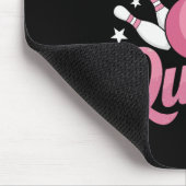 Bowling Queen Bowler Funny Bowling Mousepad (Ecke)