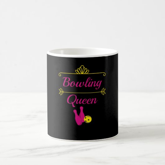 Bowling Queen Bowling Bowler Kaffeetasse (Mittel)