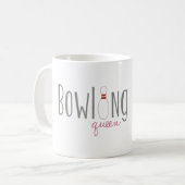 Bowling Queen Kaffeetasse (Vorderseite Links)